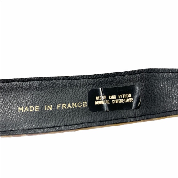 ?? Christian Lacroix Vintage Python Belt